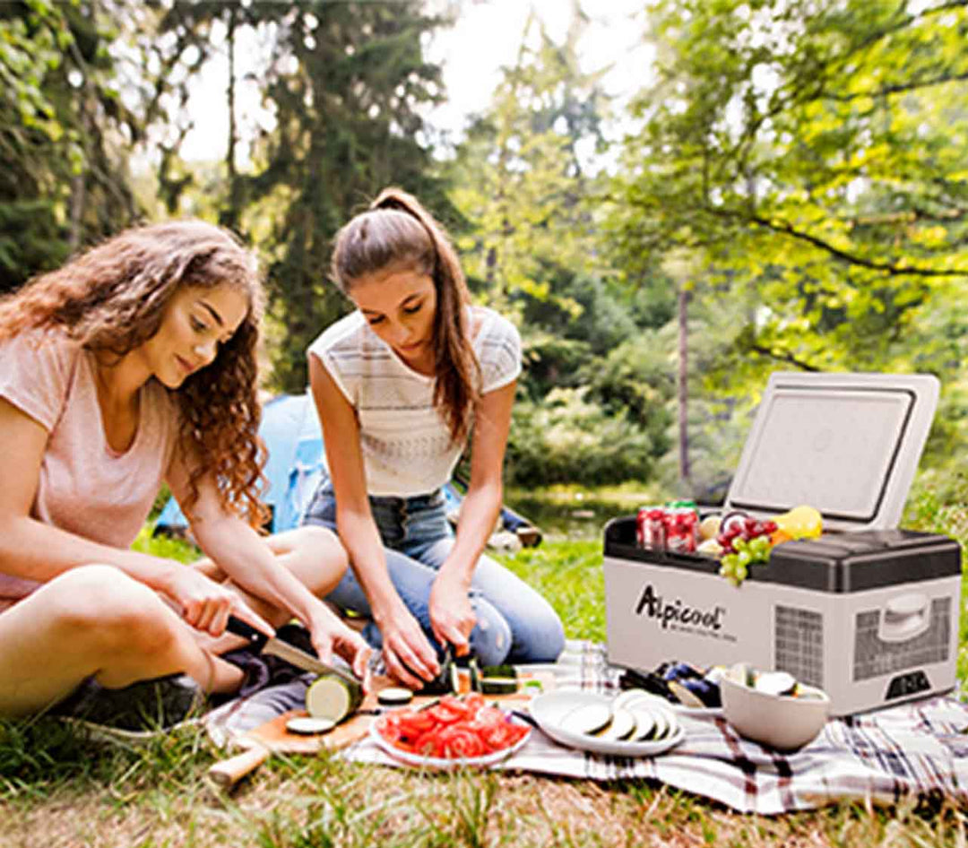 Alpicool EC15 fridge how much,Alpicool EC15 camping fridge,Alpicool EC15 camping fridge freezer,Alpicool EC15 camping car fridge,Alpicool EC15 duel zone camping fridge