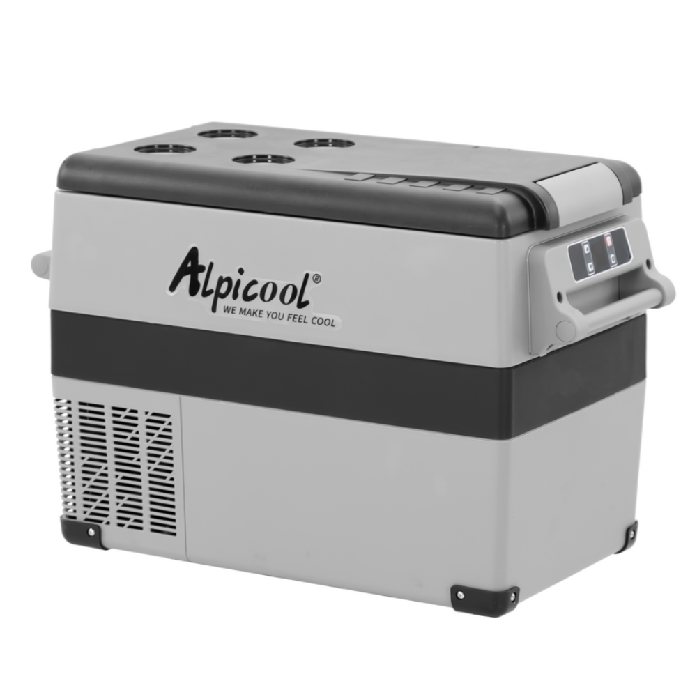 Alpicool CF45 Dual-Zone Car Cooler - 40 Liter, Fast Cooling, Bluetooth, Ideal for Cars, RVs, Outdoors