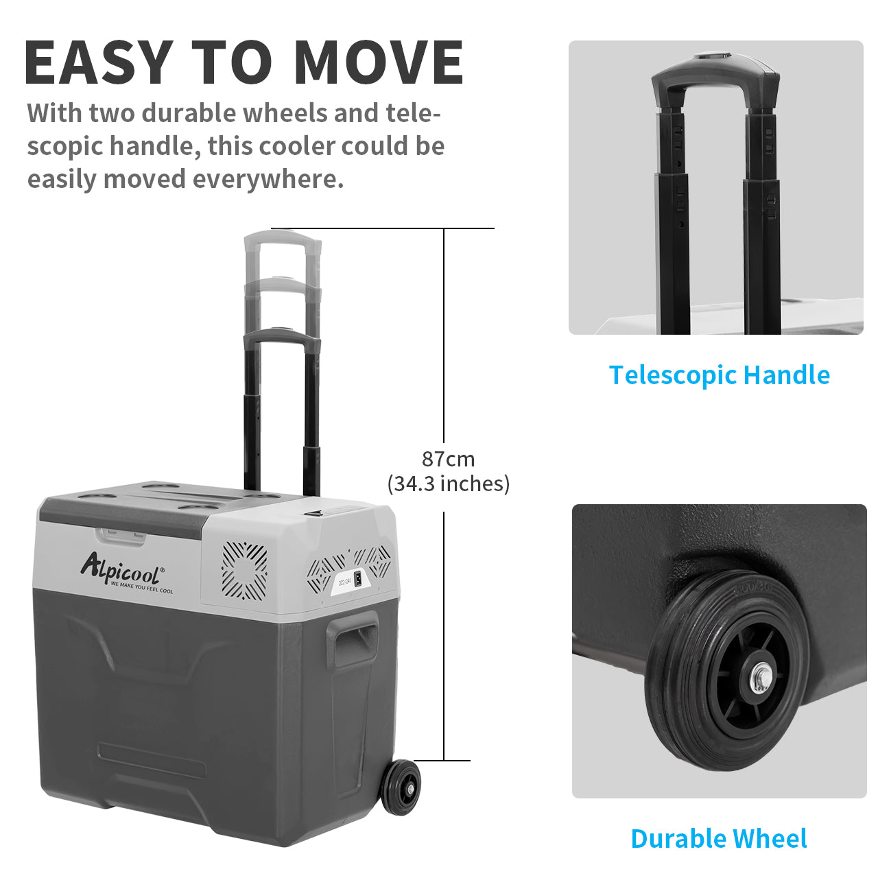 Alpicool CX50 Portable Car Fridge
