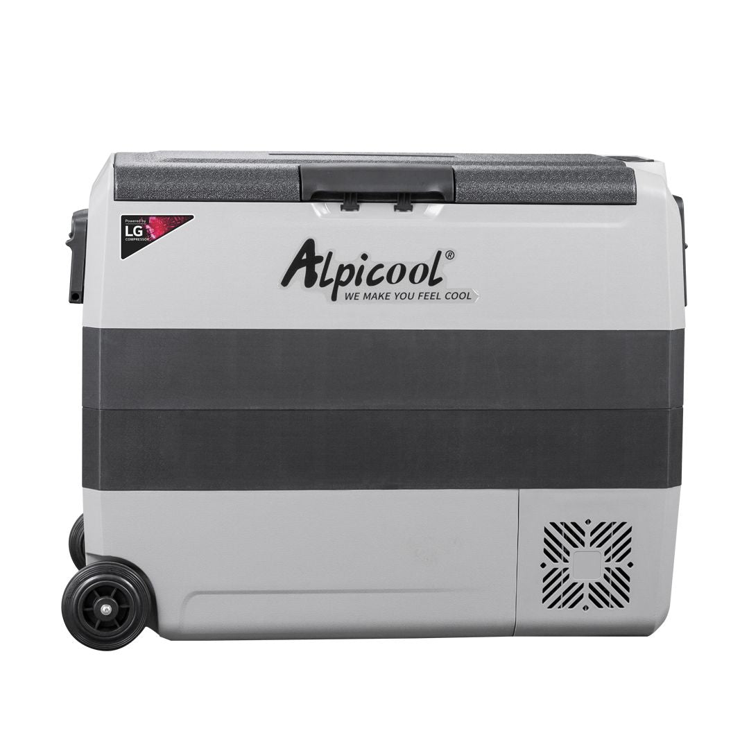 Alpicool LGT60 56L Dual-Compartment Car Fridge, Flexible Temperature Zones, Bluetooth App, Versatile Portable Design