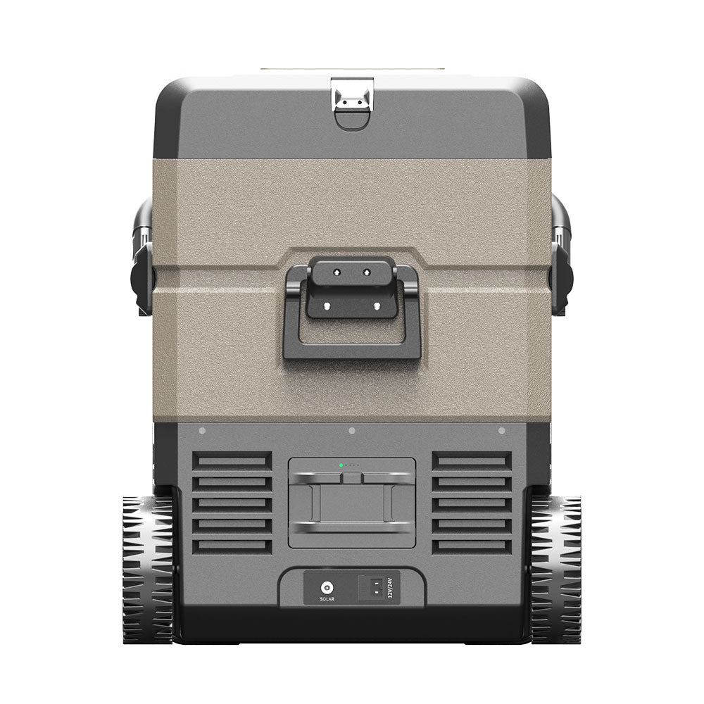 Alpicool TAW55 55 Liter Kompressor Kühlbox tragbarer Kühlschrank 12/24V  elektrische Gefrierschrank für Auto, Lkw, Boot mit einziehbare Stange,  USB-Anschluss, Flaschenöffner, Schneidebrett : : Auto & Motorrad
