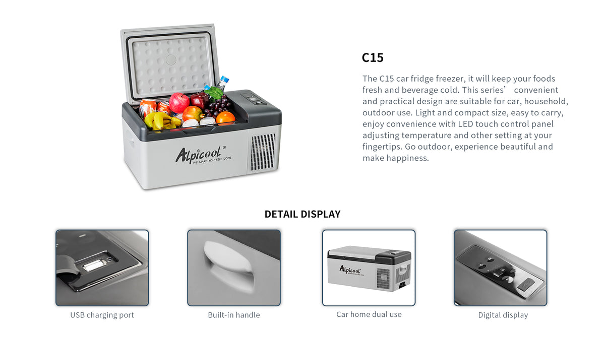 Alipicool Alpicool C15 Portable Car Fridge
