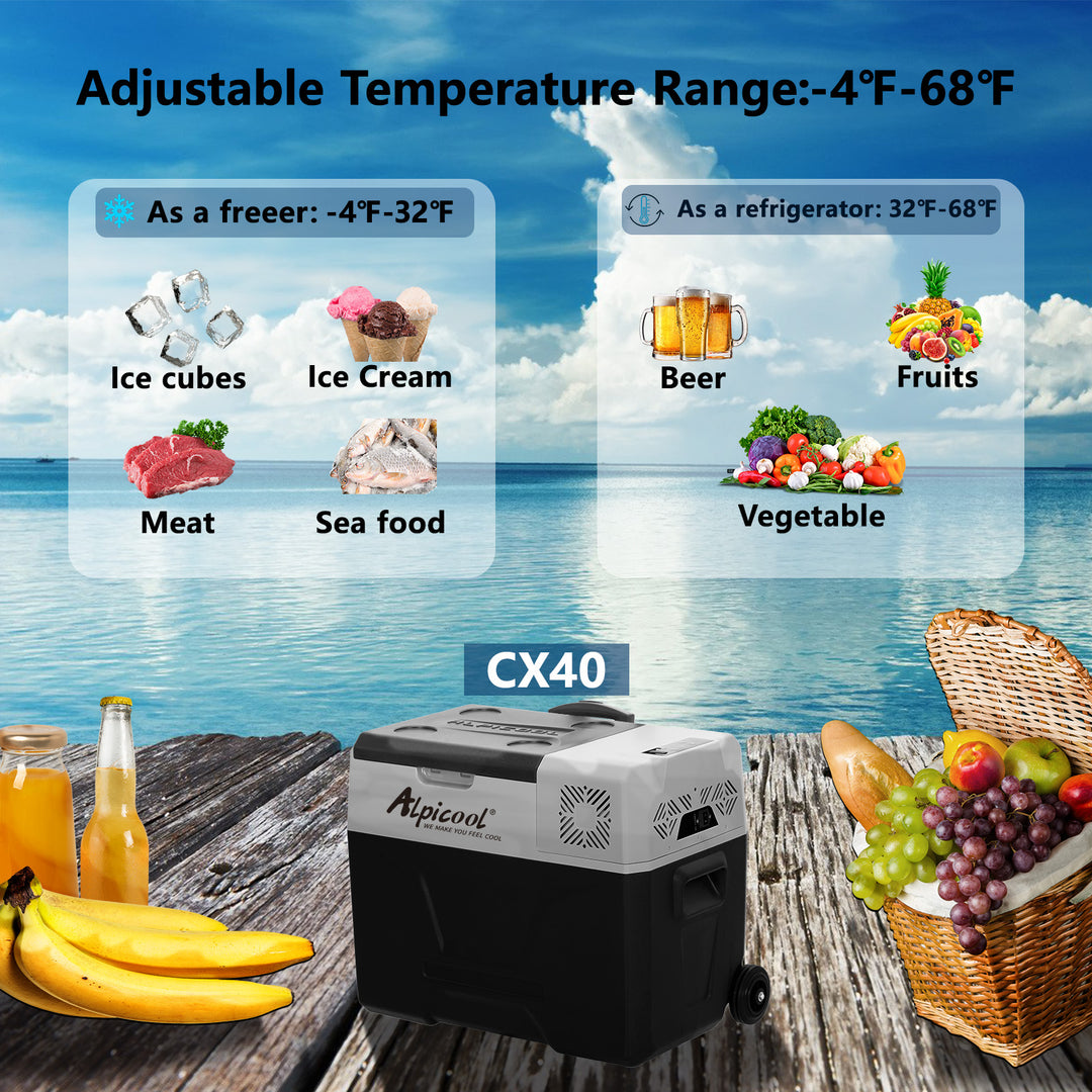 Alpicool CX40 Portable Car Fridge