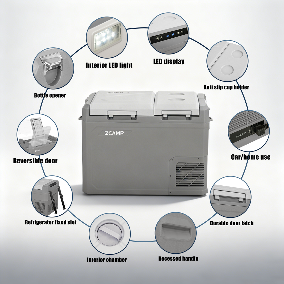 Zcamp GES45 Car Fridge Freezer