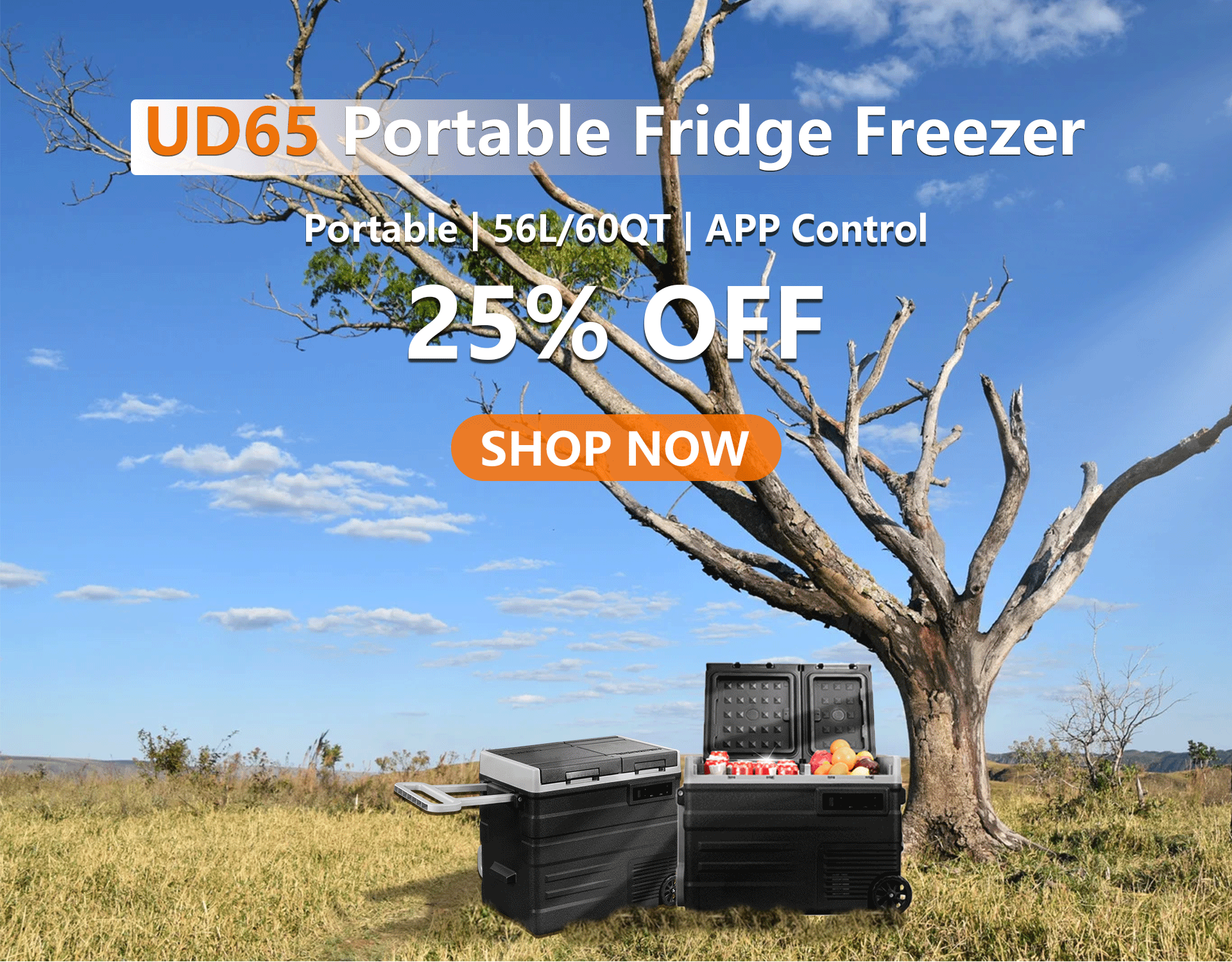 ALPICOOL UD65 Portable Car Fridge 25% OFF Now