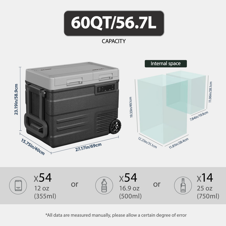Zcamp UD65 Car Fridge Freezer
