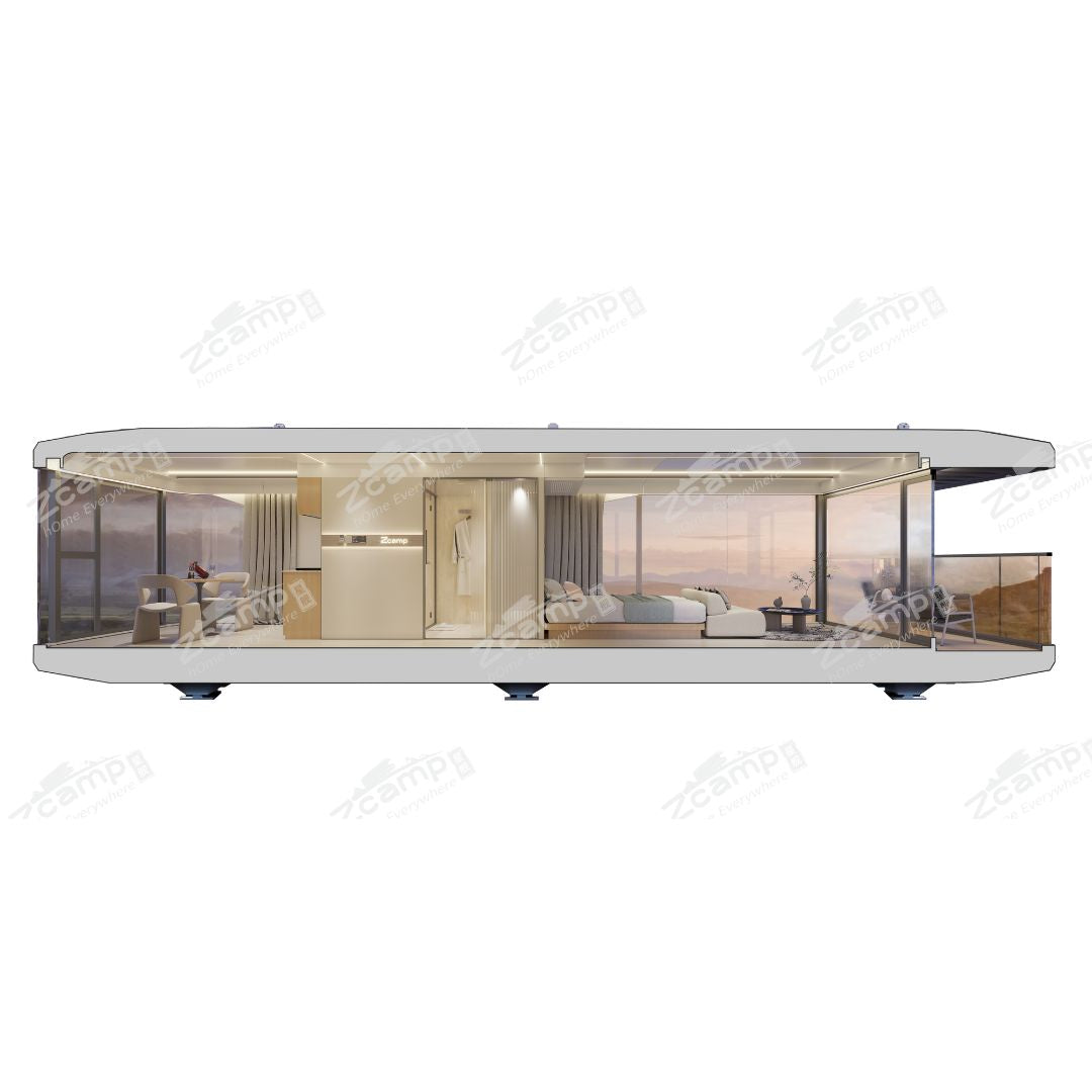 Zcamp P7 Modern Prefab House With Balcony – Alpicool