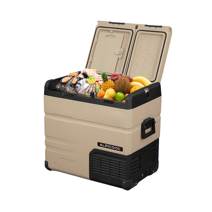 Alpicool TA55 Portable Dual Door Dual Zone Car Fridge