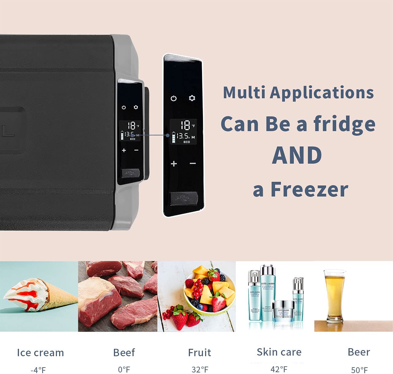 Alpicool T36 Flexible Dual Zone Portable Car Fridge (Wholesale)