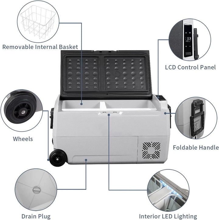 T36 Flexible Dual Zone Car Fridge (OEM)