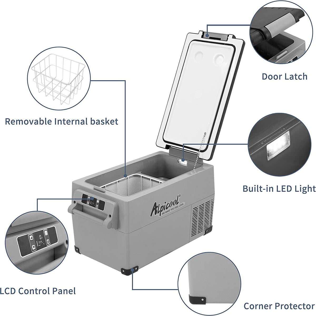 Alipicool Alpicool CF35 Portable Car Fridge