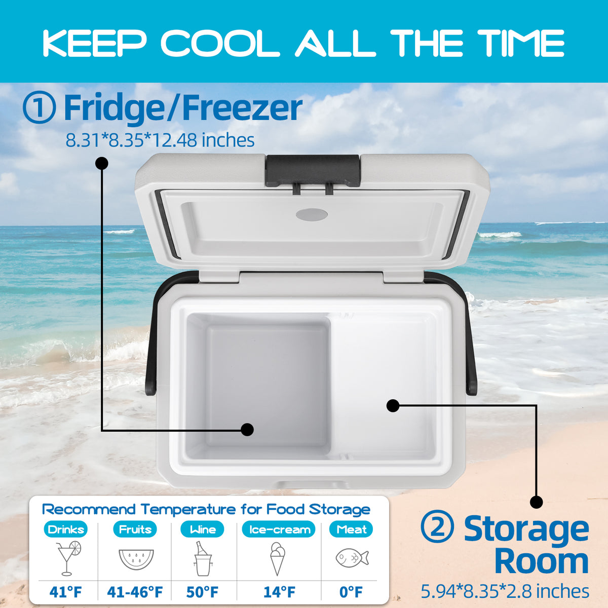 Alipicool Alpicool P18 Portable Car Fridge