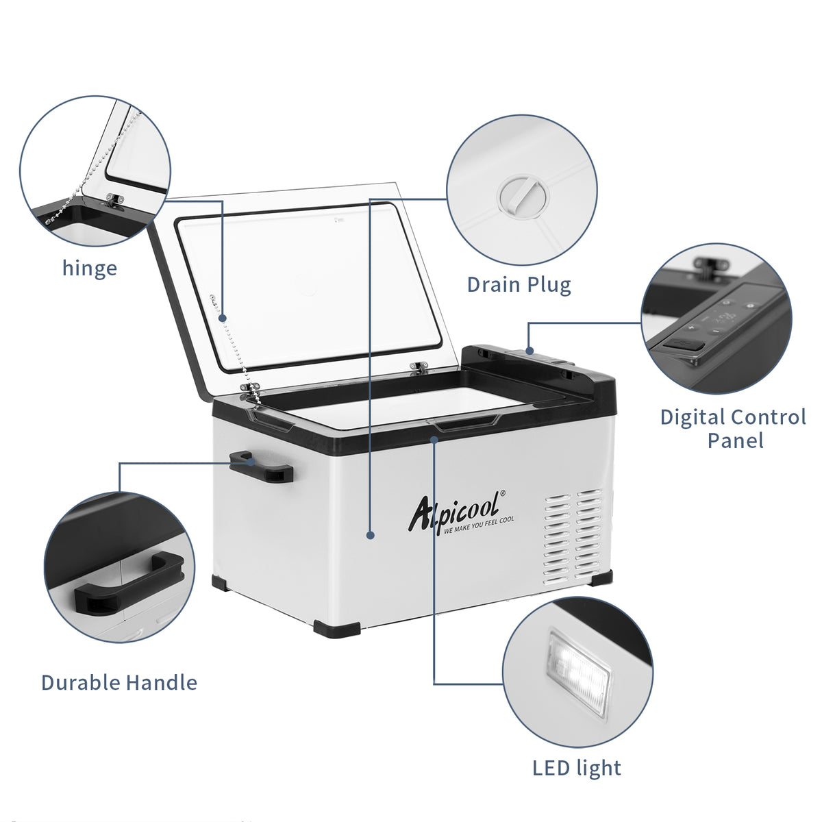 Alipicool Alpicool C30 Portable Car Fridge